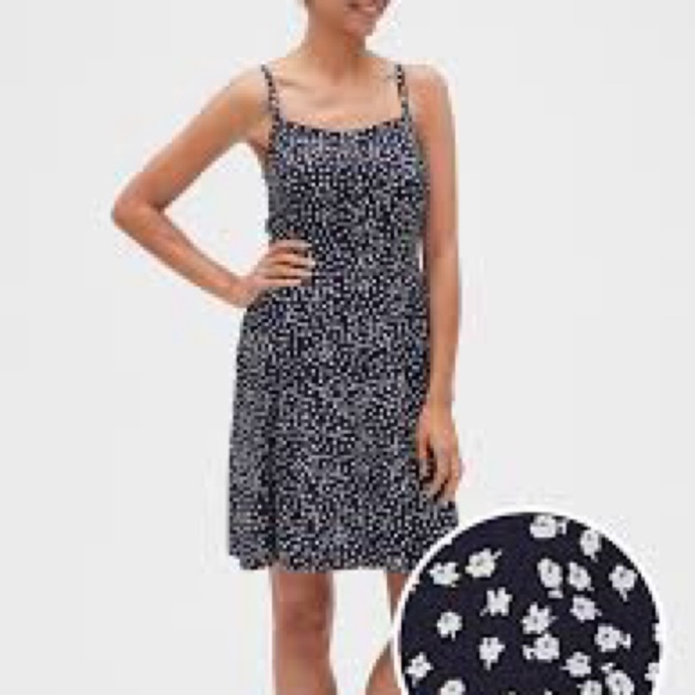 GAP Cami Fit & Flare dress